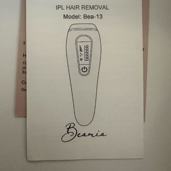 Beamia IPL At-Home Hair Removal Device 5 Settings LCD Display White - Picture 4 of 4